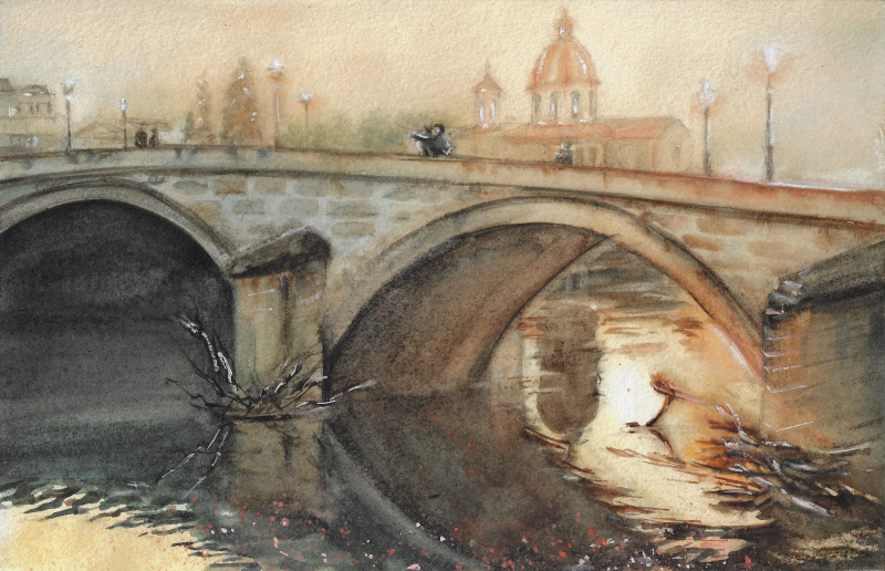 "Pont in Florans". Author's print